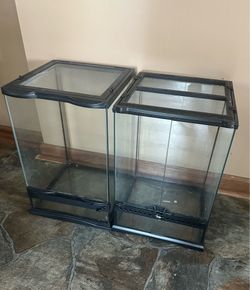 Two Reptile Enclosures