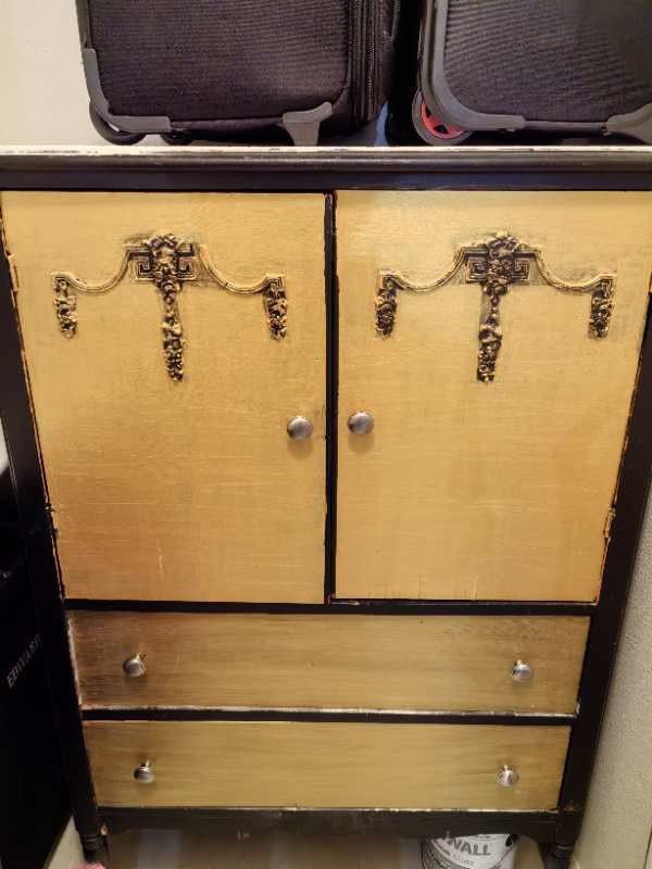 Standing Solid Wood Cabinet Drawer Cabinet, Shelves 