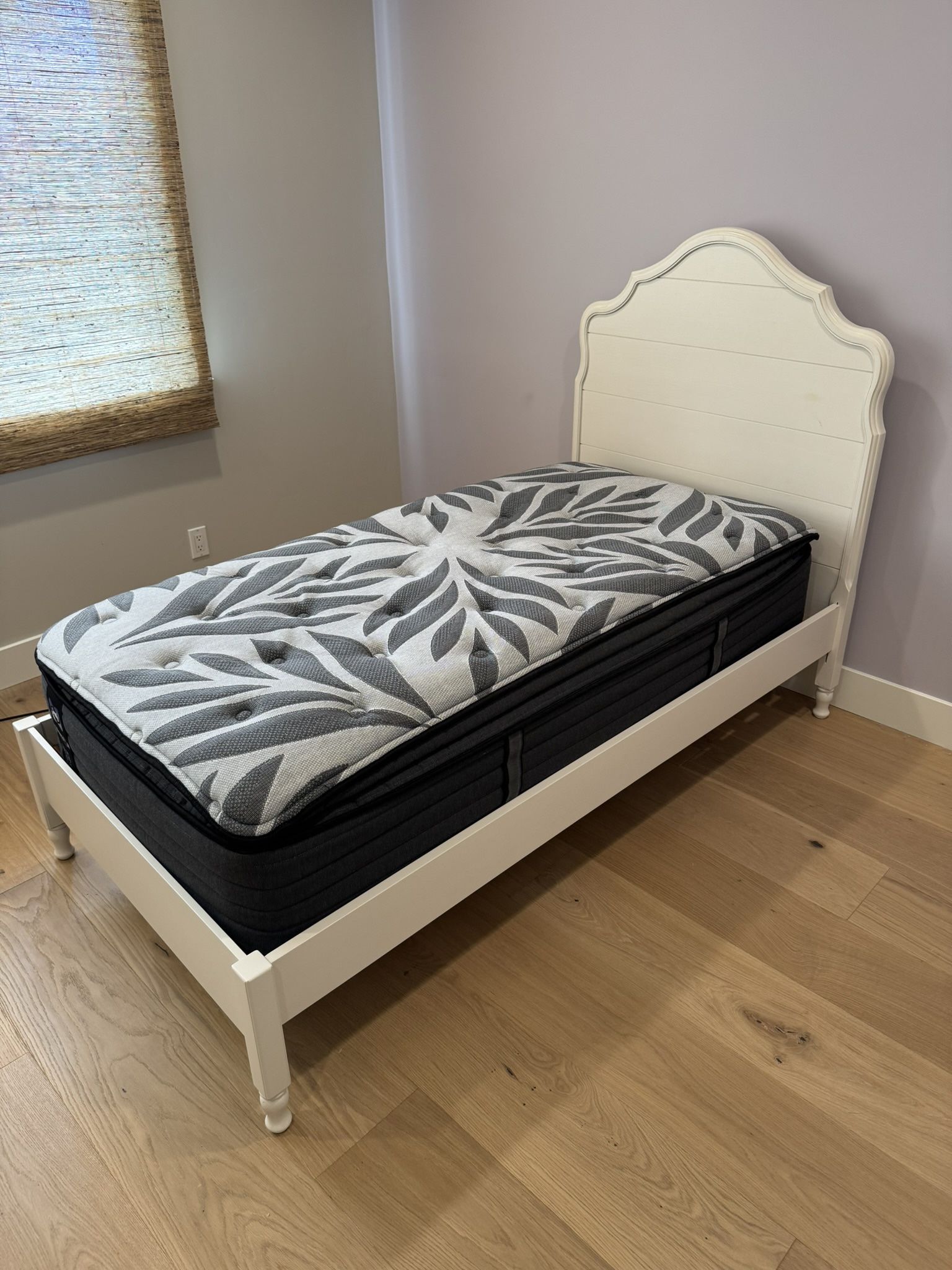 Pottery Barn Twin Bed Frame, Nightstand And Mattress