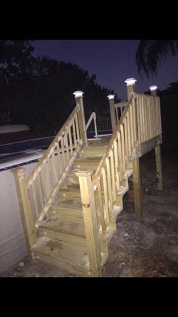 Above ground pools and deck installation Thumbnail