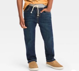 2T Toddler Boys' Pull-On Straight Fit Jeans - Cat & Jack™️