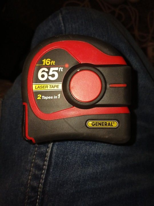 65'  2 in 1 LASER TAPE MEASURE 