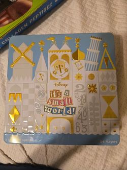 DISNEY "it's a small world"Children's Board Game with Cards and Pieces