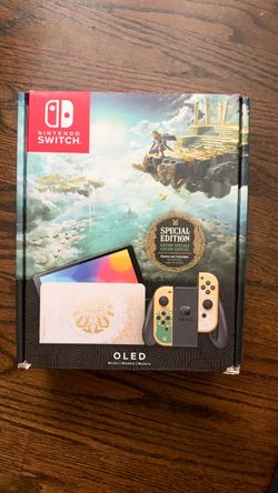 Nintendo Switch OLED Zelda Tears of the Kingdom Special Edition with game kit need to sell asap