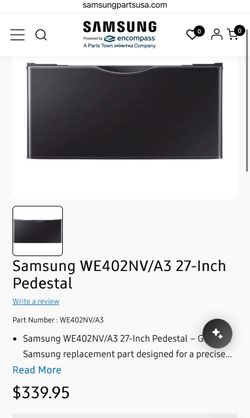 Samsung washer and dryer Pedestal