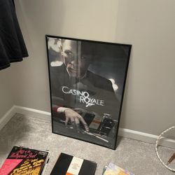 Casino Royale Poster Framed