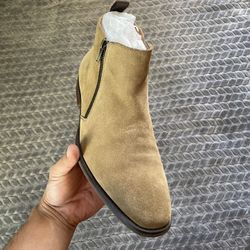 Steve Madden Suede Zip Up Chelsea Boot 11M