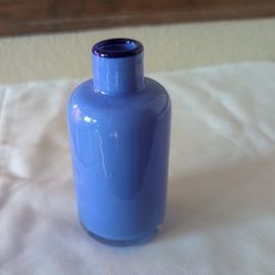 Vintage Glass Vase- Blue
