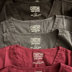 Cherokee Scrub Tops Size Medium 