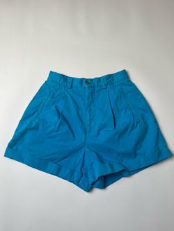 Vintage 90s Structure High Waisted Denim Shorts Faded Medium Wash Jorts 28