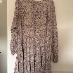Animal Print Dress Size M