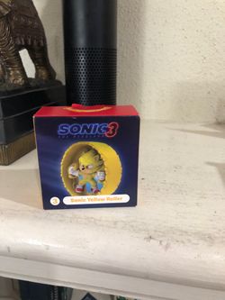 Sonic the Hedgehog 3 Yellow Roller Happy Meal Toy