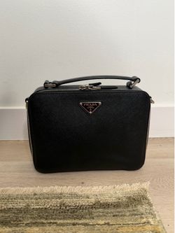 Prada Men’s Brique Bag in Saffiano Leather
