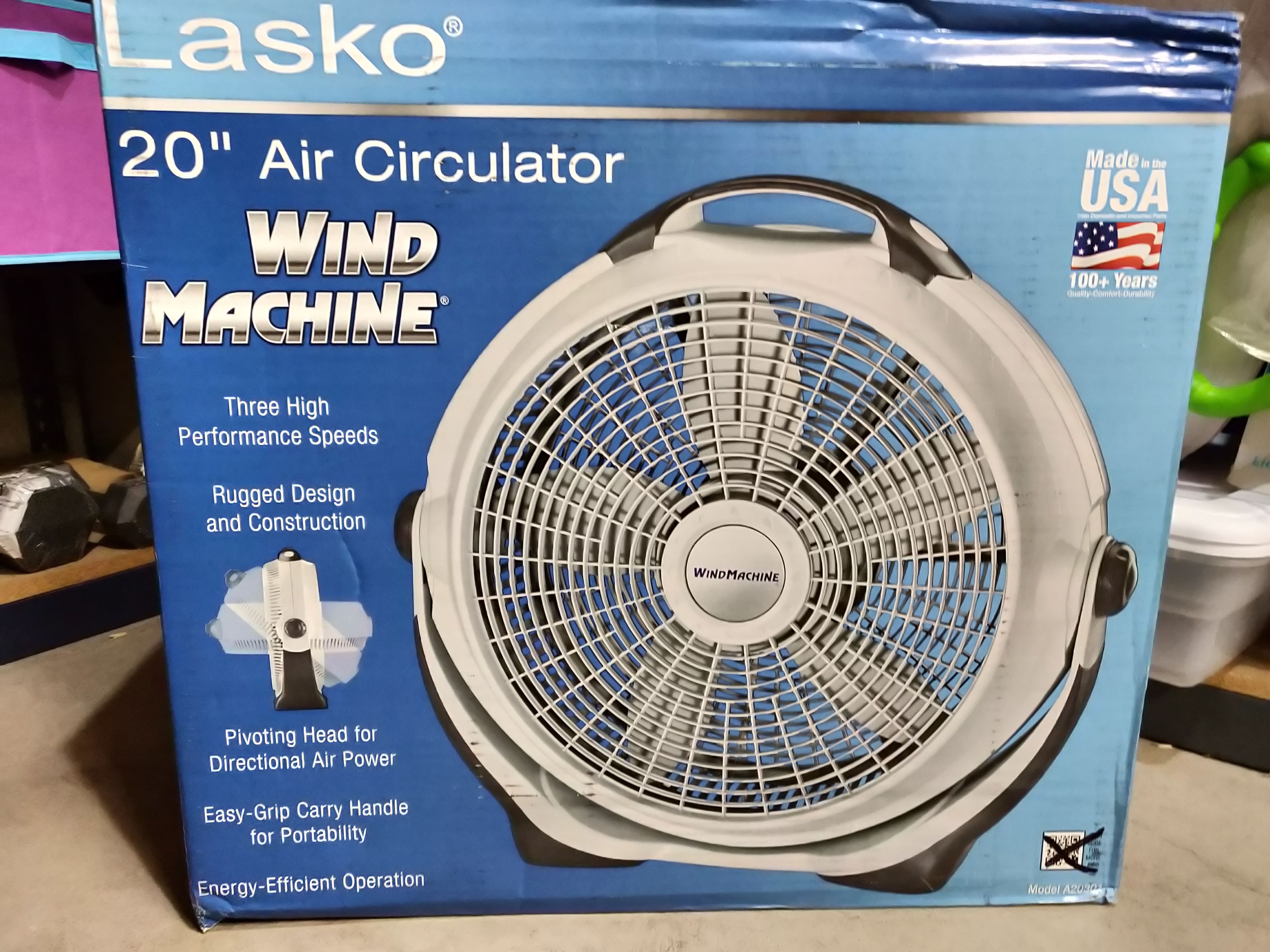 Lasko Wind Machine Electric Fan for Sale in San Diego, CA - OfferUp