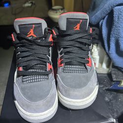 Jordan 4 Retro Infrared Youth Size Perfect For Kids