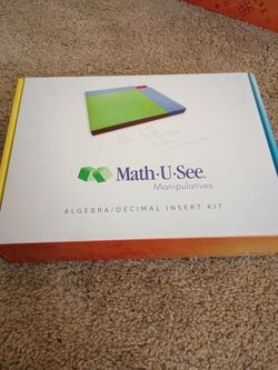 Math U See Algebra, Decimal Insert kit for homeschool math