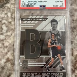 Victor Wembanyama SPELLBOUND #4 PSA 8