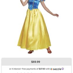 Womens Snow White Dress Up Dress 