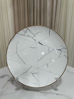 Marble Dinner Plate Set