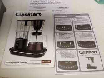 Cuisinart 12 cup coffee maker, programmable Thumbnail