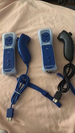 Brand new motion+ Wii remote & nunchuk bundle compatible w/ wii console nunchucks / nun chuk
