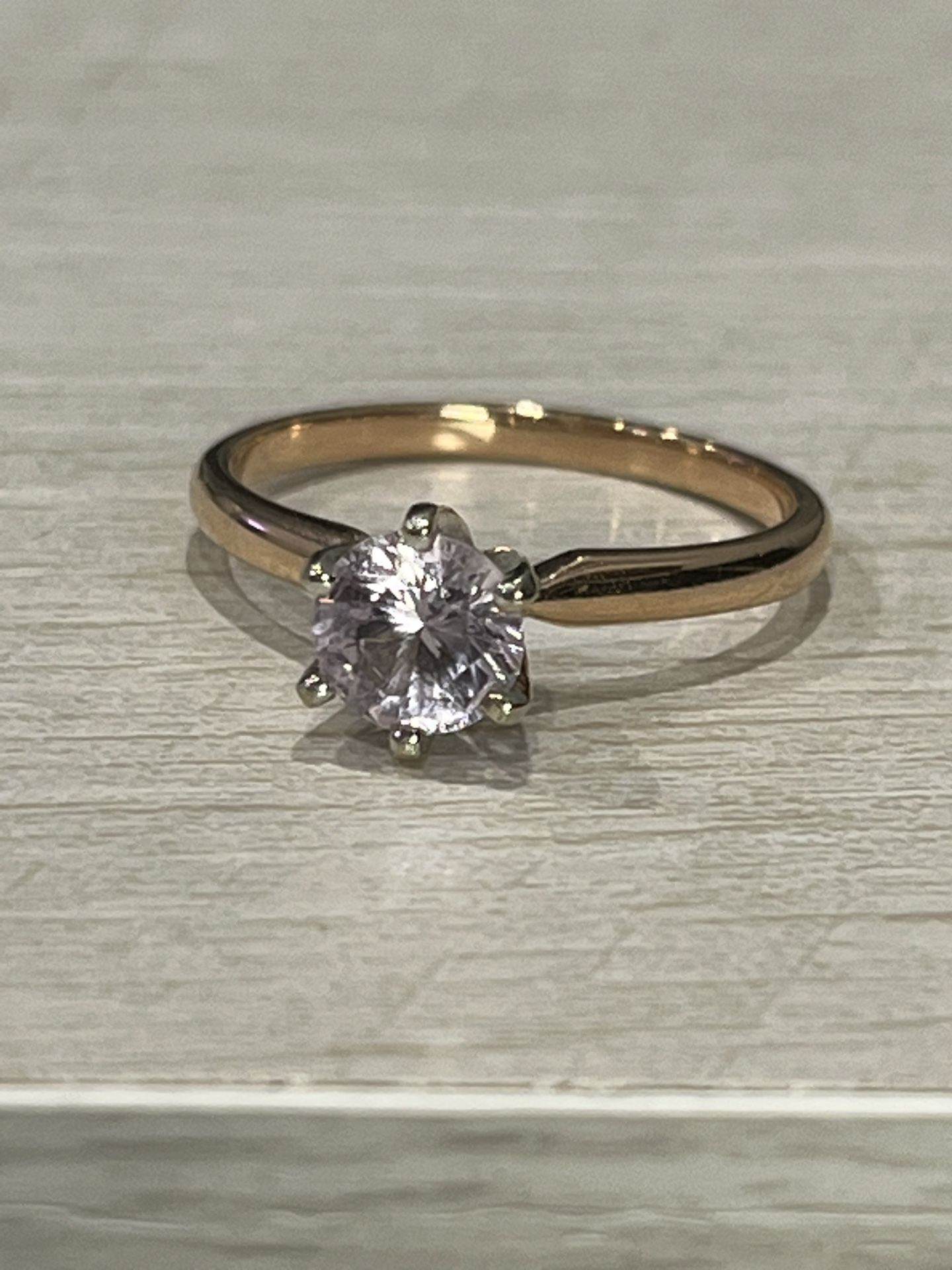 14k Rose Gold Morganite Ring