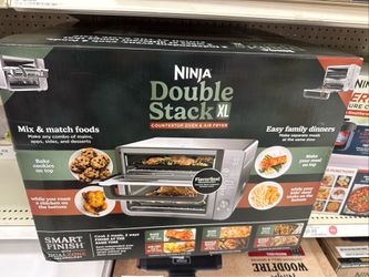 Ninja Double Stack XL DCT601 Countertop Oven Air Fryer 12-in-1 DualZone 1800W
