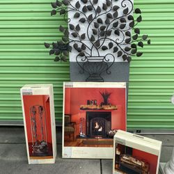 Vintage Fireplace Decor 