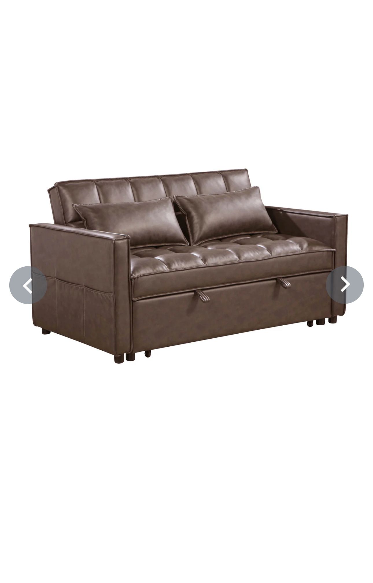 Kanes Furniture-Lisbon Convertible Sofa Bed