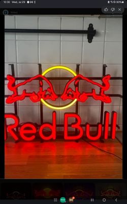 Red bull Sign for Man Cave