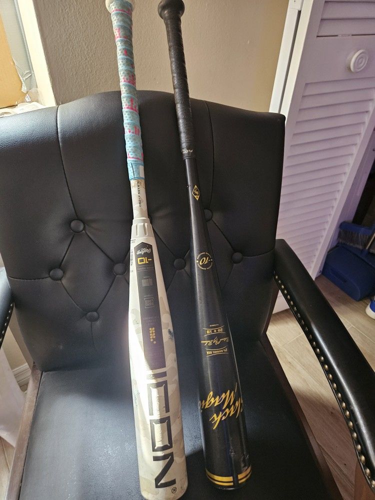 Usssa Rawlings Icon 29 Drop 10..easton Black Magic 29 Drop 10