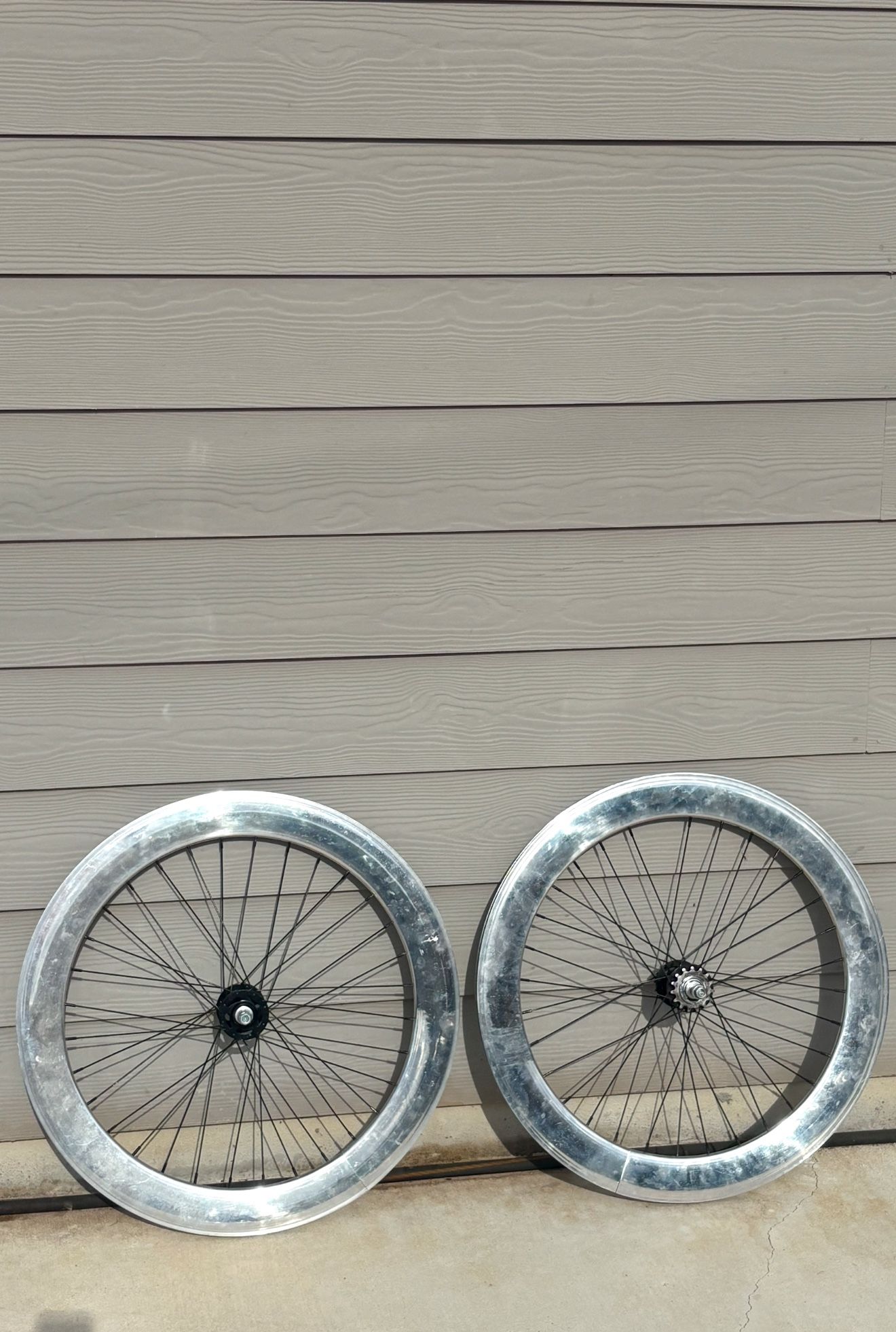 Fixie Wheels Deep V Chrome
