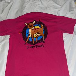 Supreme Pink Rain dear Shirt