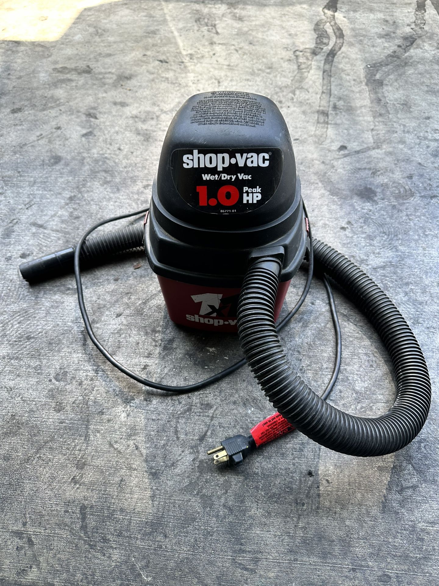 Shop-Vac Micro 1 Gallon 1.0 Peak HP Wet/Dry Vac