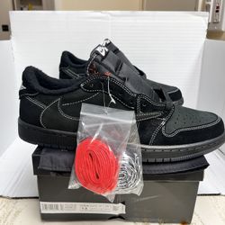 Nike Jordan 1 Low Travis Scott Black Phantom Size 13 + Multiple Sizes Available 