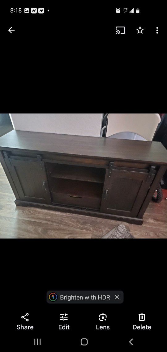 Tv Stand For A 60 Inch Tv..$100..pickup Escondido.good Condition 