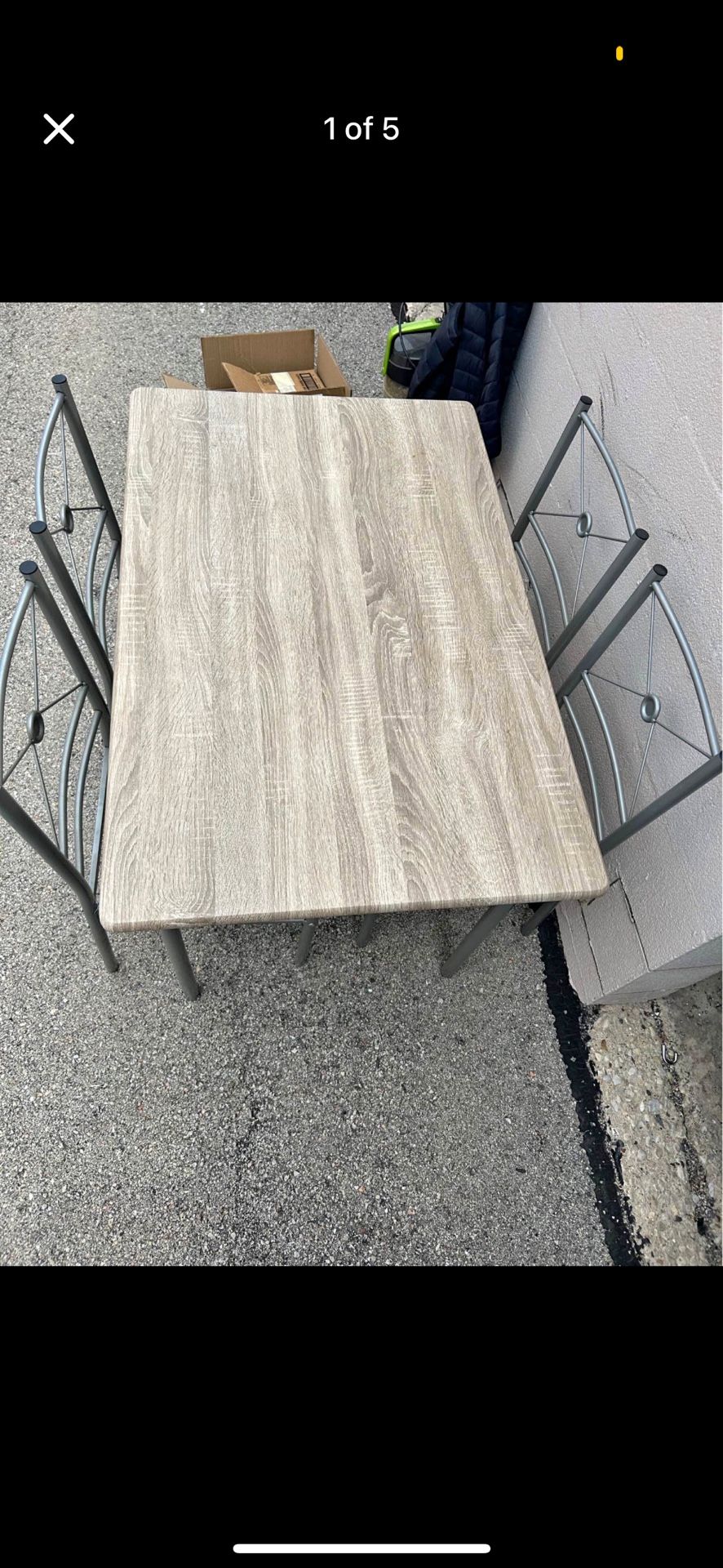 Dining Table with 4 Chairs