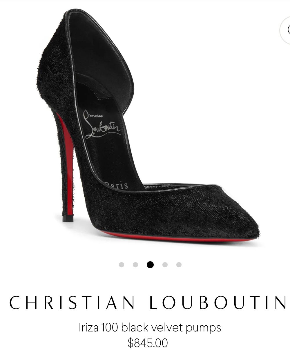 Sexy Black Authentic Red Bottoms Size 40 (9); Never Worn