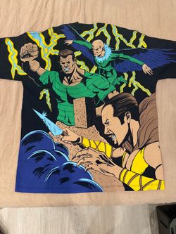 Comic Book Superhero All-Over Print T-Shirt