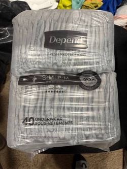 Depend Fresh Protection Adult Incontinence Underwear Men's S-M