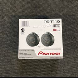Pioneer 7/8th inch tweeters 120 watts max dome tweeters