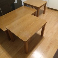 Like New 3 PC Coffee Table And End Tables Set 