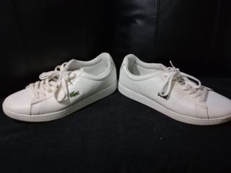 Lacoste White Low-Top Sneakers