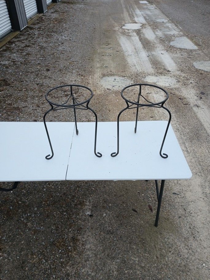 Set Of Metal  Plant  Stands, Heavy Duty$20set