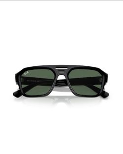 Sunglasses Ray-Ban model  RB4397  CORRIGAN BIO-BASED Polished Black Dark Green Sunglasses lentes rayban