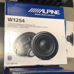 Alpine W12s4 On Sale Today! Only 69.99 