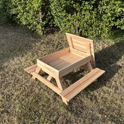 Kids Sandbox Table / Picnic Table in one