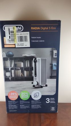 De'Longhi Radia S Eco Digital Full Room Radiant Heater