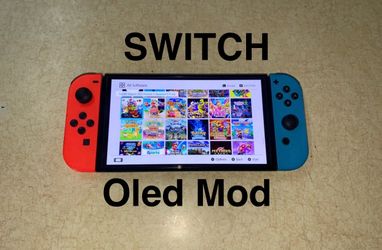 Nintendo Switch OLED with 125 POPULR SWITCH GAMES + 7500 RETRO CLASSIC ARCADE GAMES