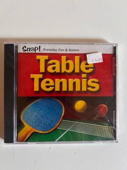 Snap! Table Tennis Jewel Case PC Video Game NEW SEALED